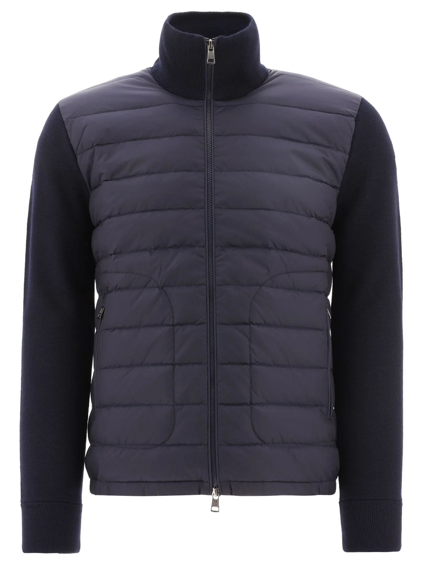 Moncler Cardigan Imbottito Con Zip - 1
