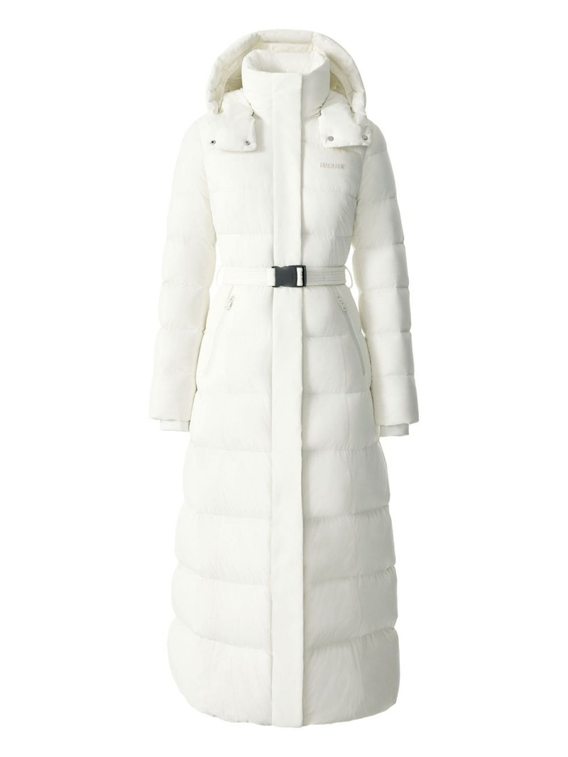 Calina-City hooded belted coat 1