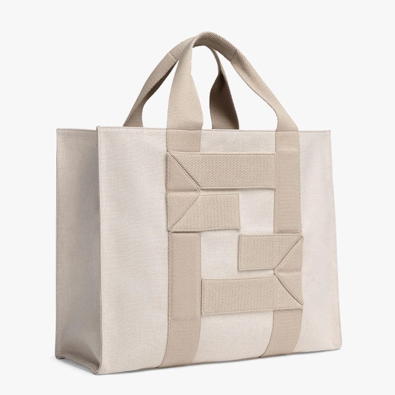 FENDI Gray canvas bag outlook