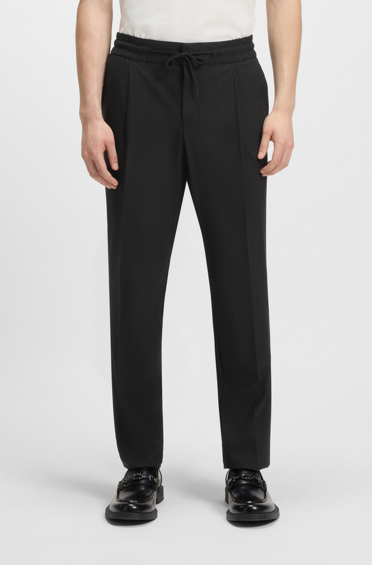 SLIM-FIT TROUSERS IN WOOL - 2