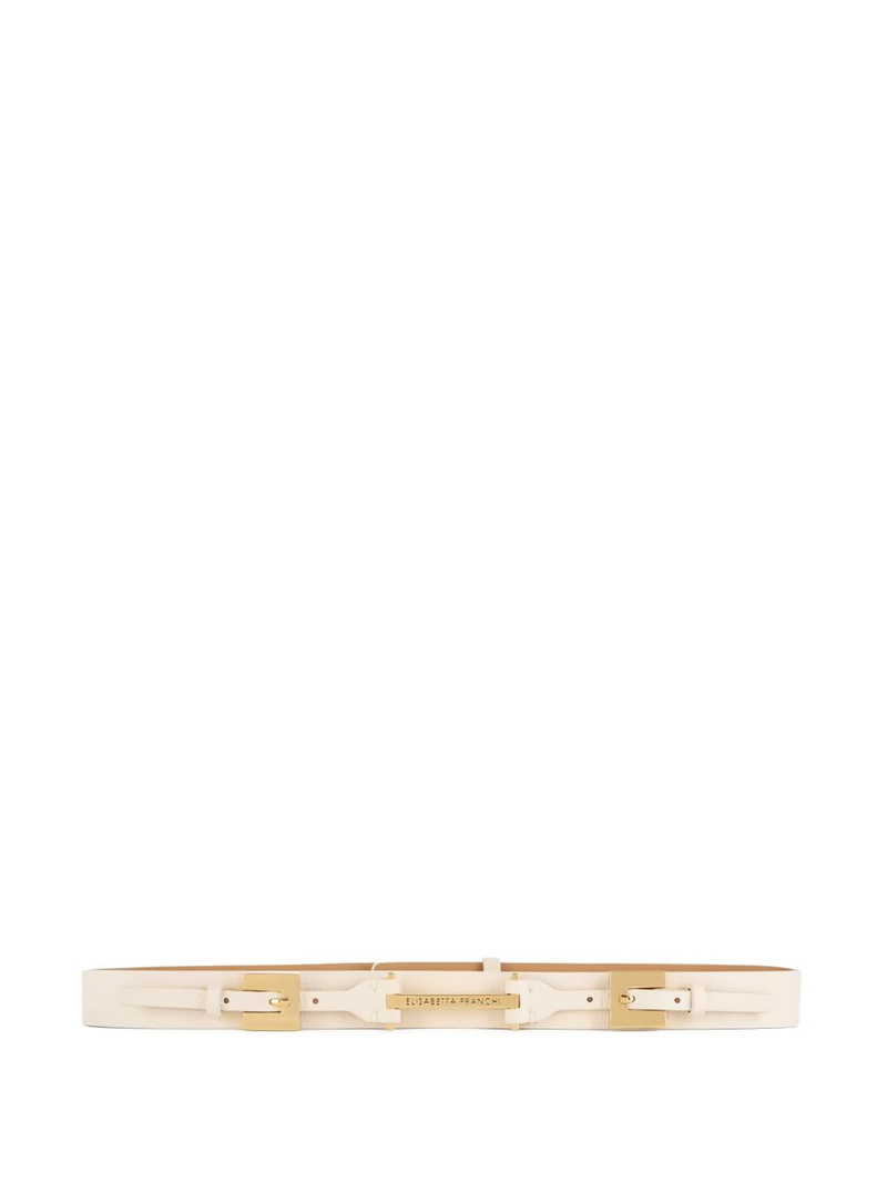 logo-buckle belt 1