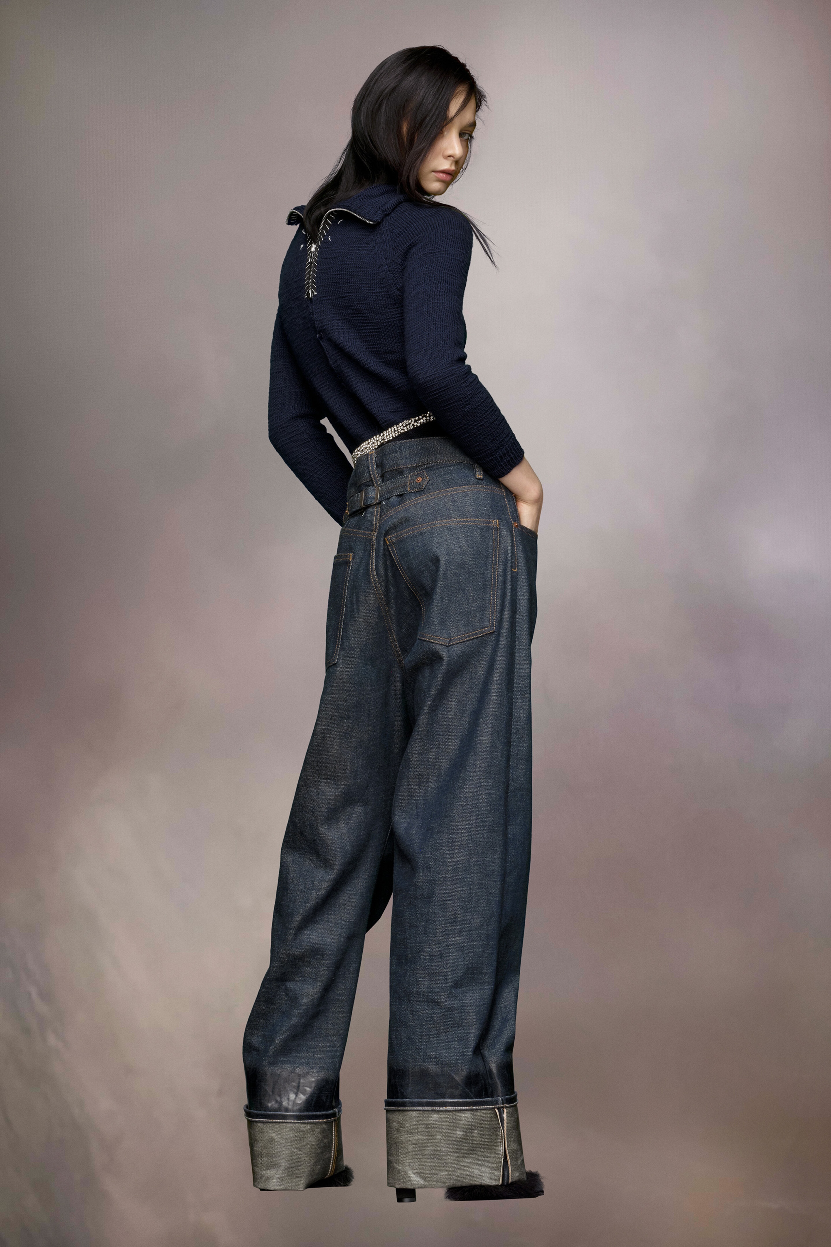 Knit high-neck sweater - 3