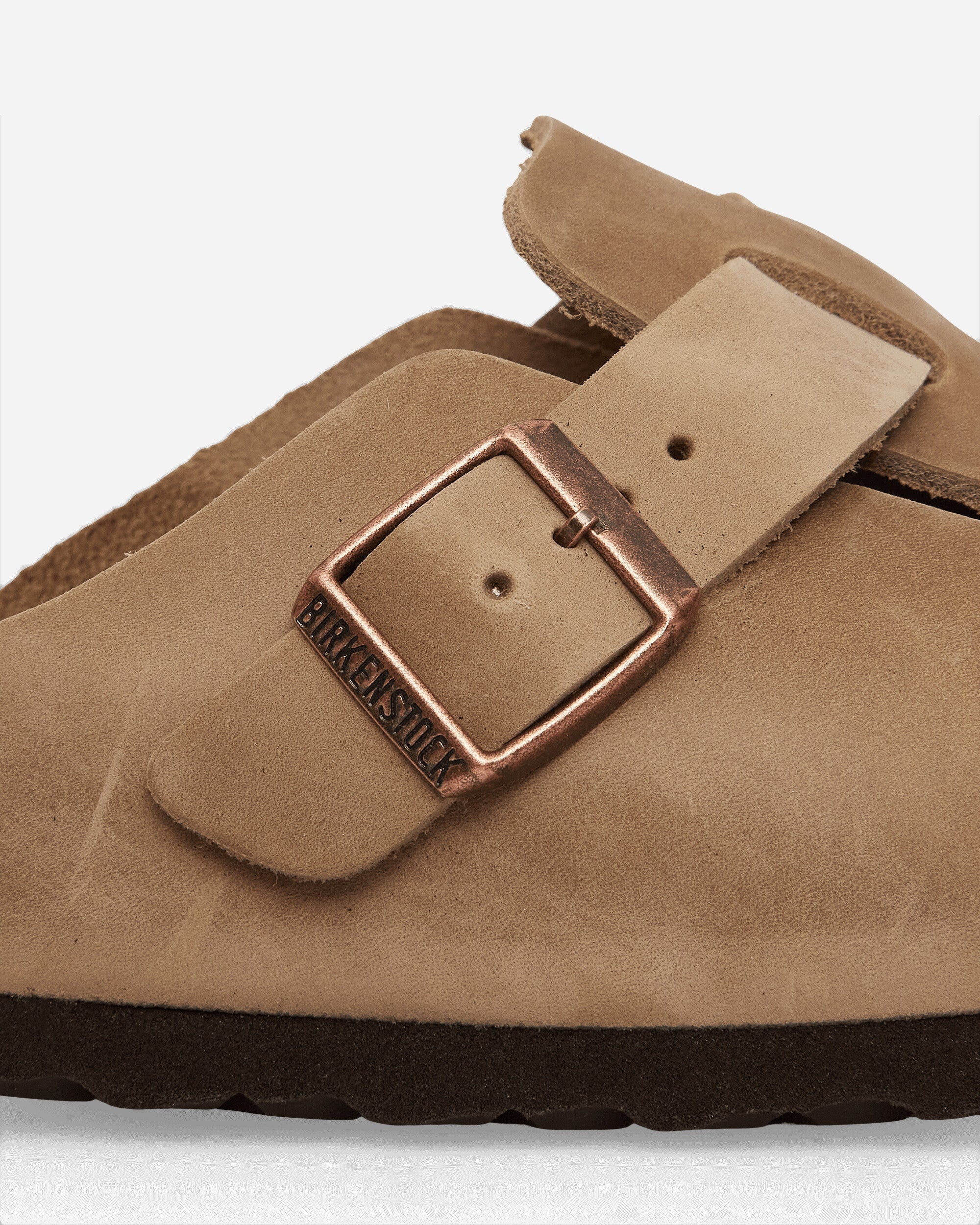 Boston Oiled Leather Sandals Tobacco Brown - 6