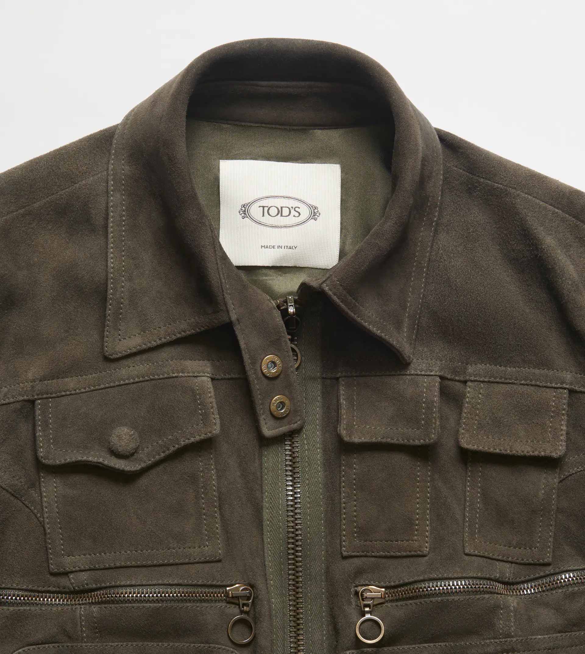 SUEDE JACKET - GREEN - 6