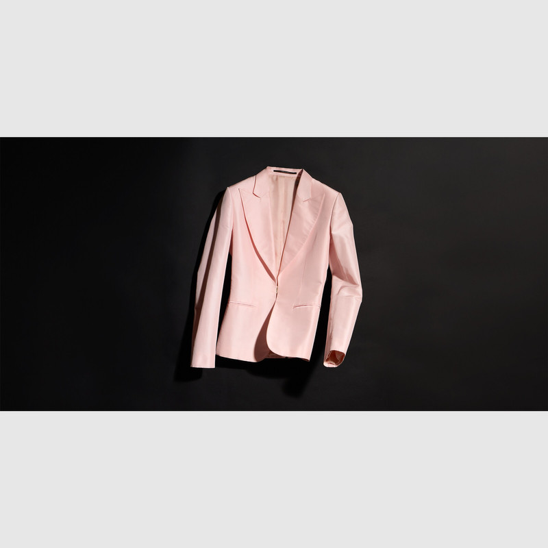 GUCCI Fine silk faille jacket outlook