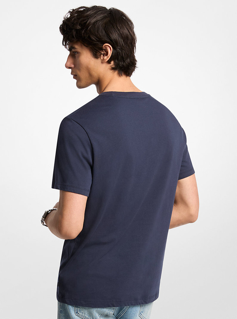 MICHAEL KORS Graphic Logo Cotton T-Shirt outlook