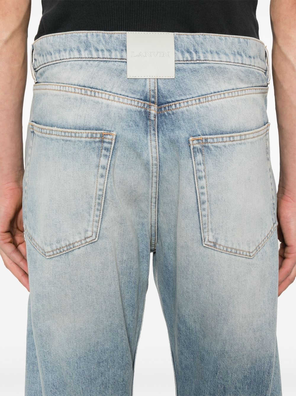 seam-detail jeans - 5