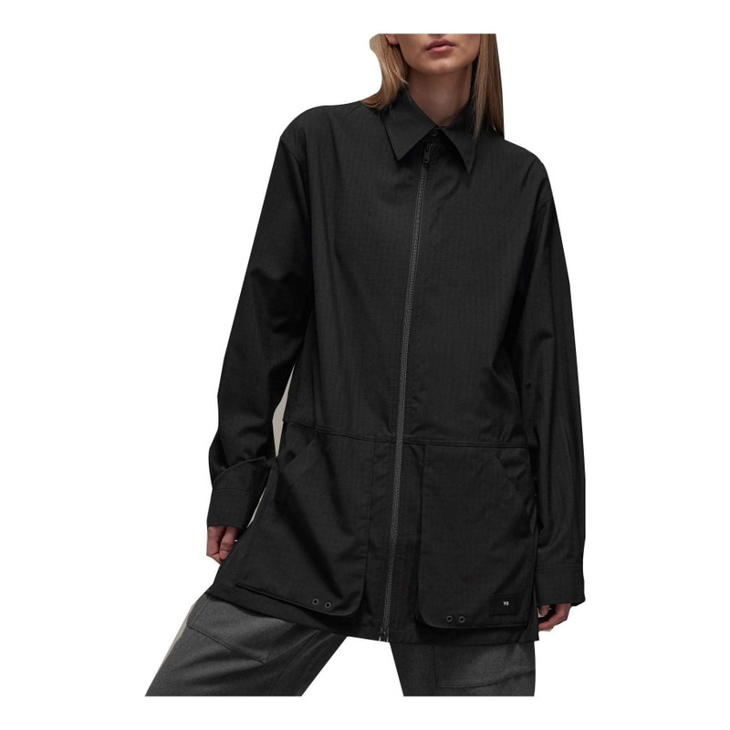 Y-3 adidas Y-3 Winter Ripstop Shirt 'Black' IL2039 outlook