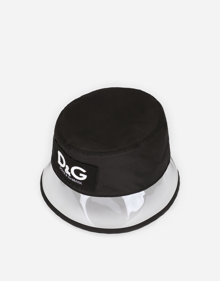 Nylon bucket hat with D&G patch - 2