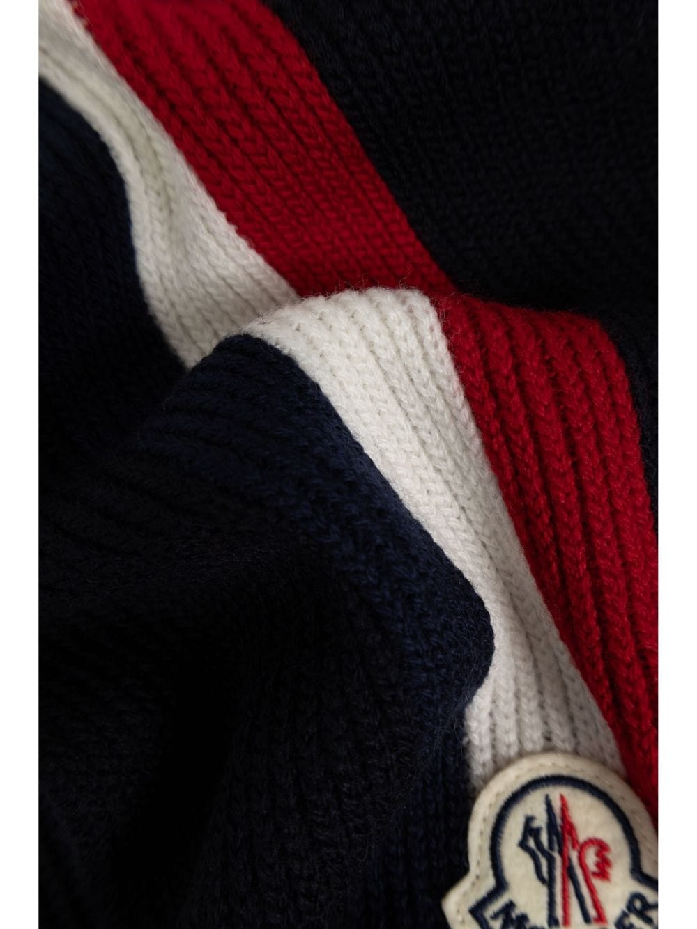 logo-patch scarf - 3