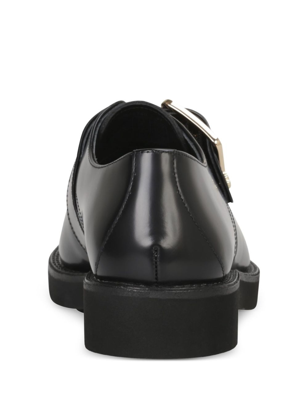 buckled leather loafers - 2