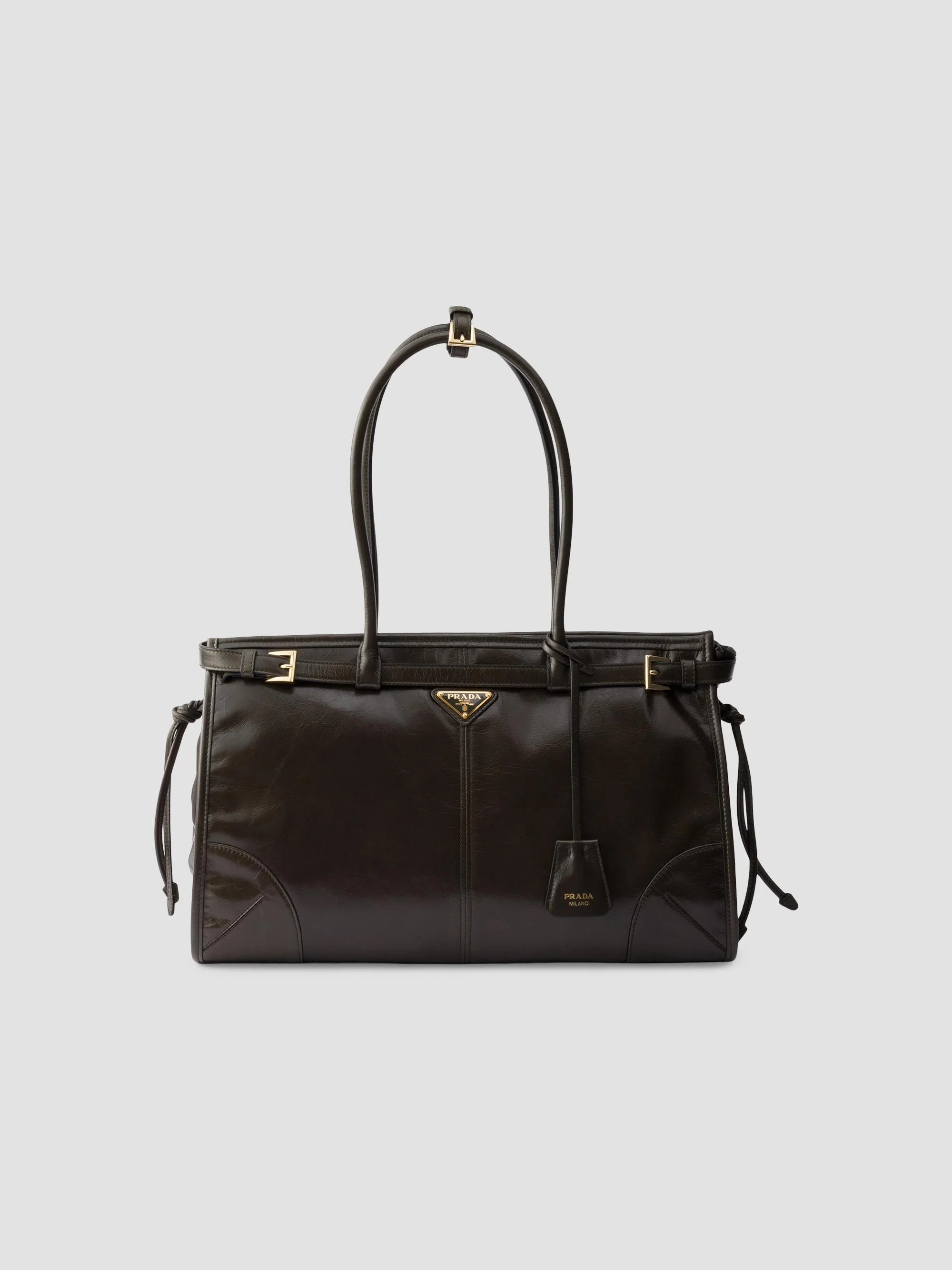 Women's Bonnie Large Leather Top Handle Bag - Green - 1