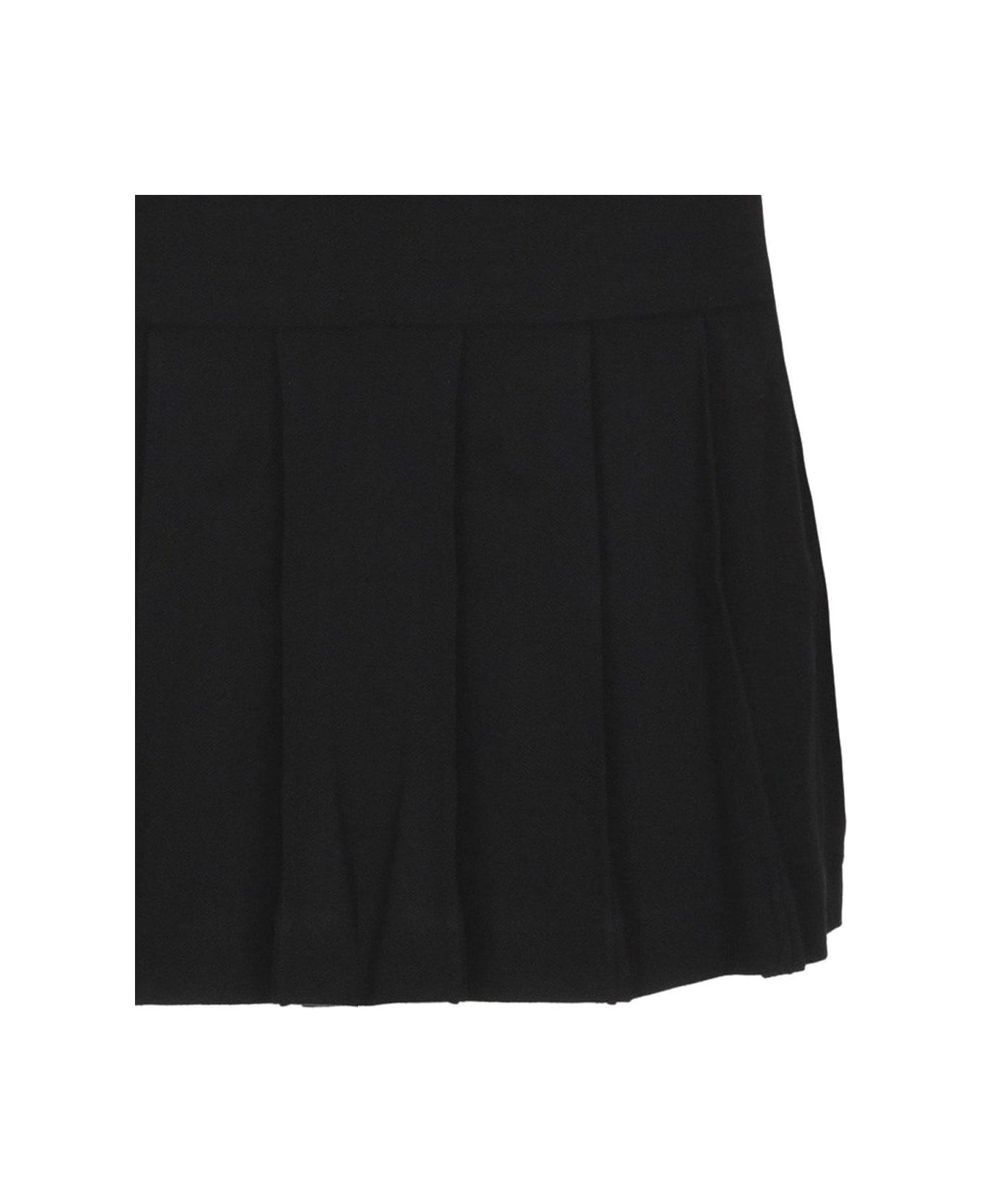 Monogram-embroidered Low-rise Mini Skirt - 3