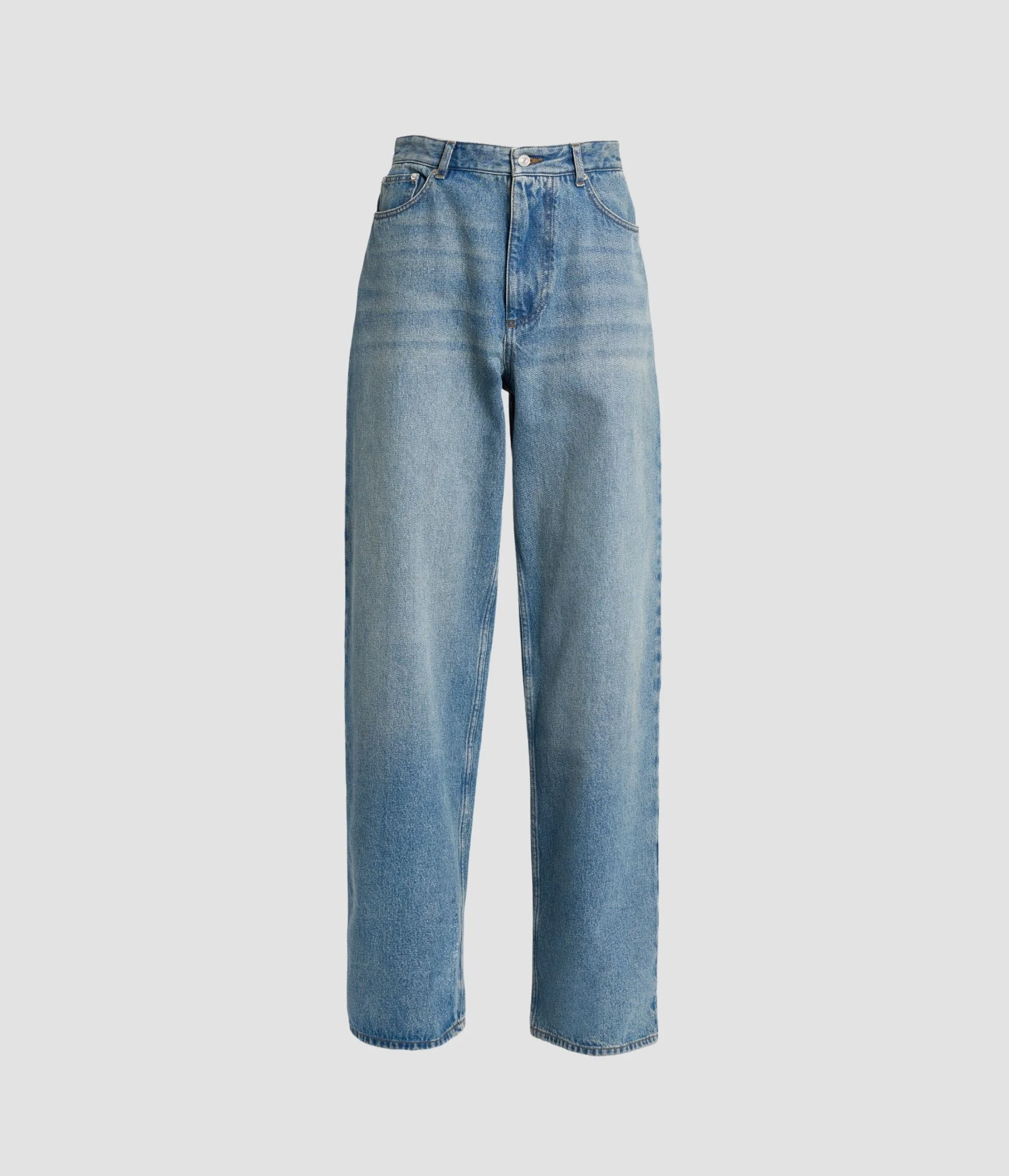 DENIM STRAIGHT JEANS - 1