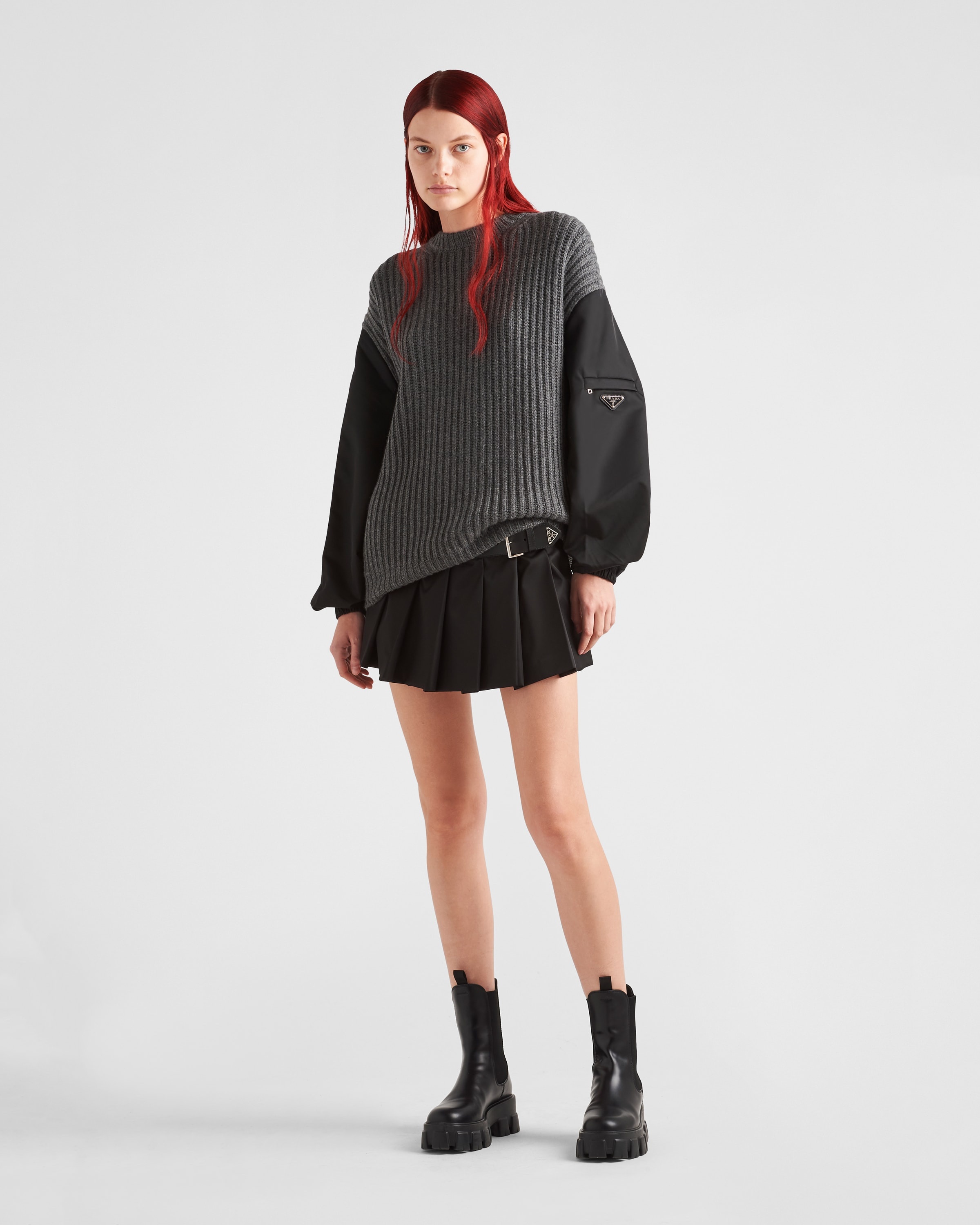 Cashmere, wool and Re-Nylon sweater - 2