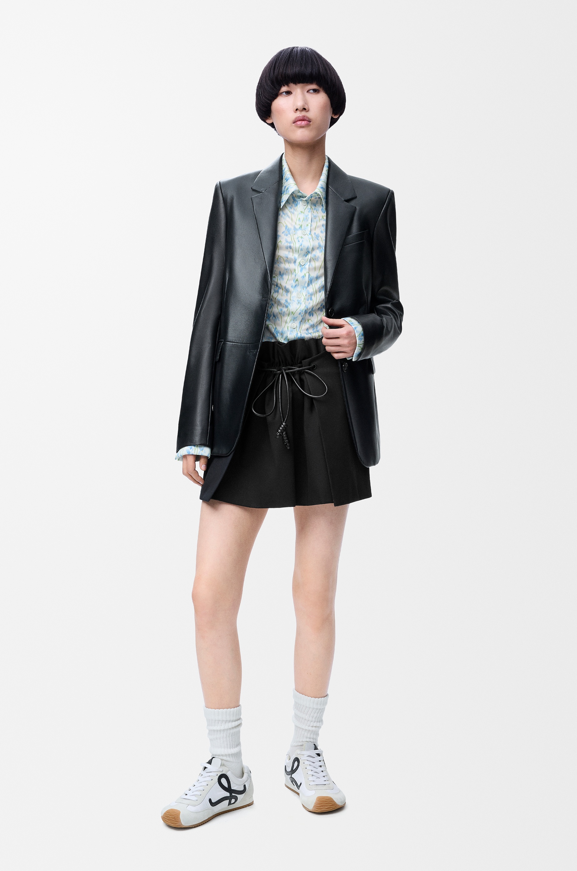 Mini skirt in cotton and silk - 2