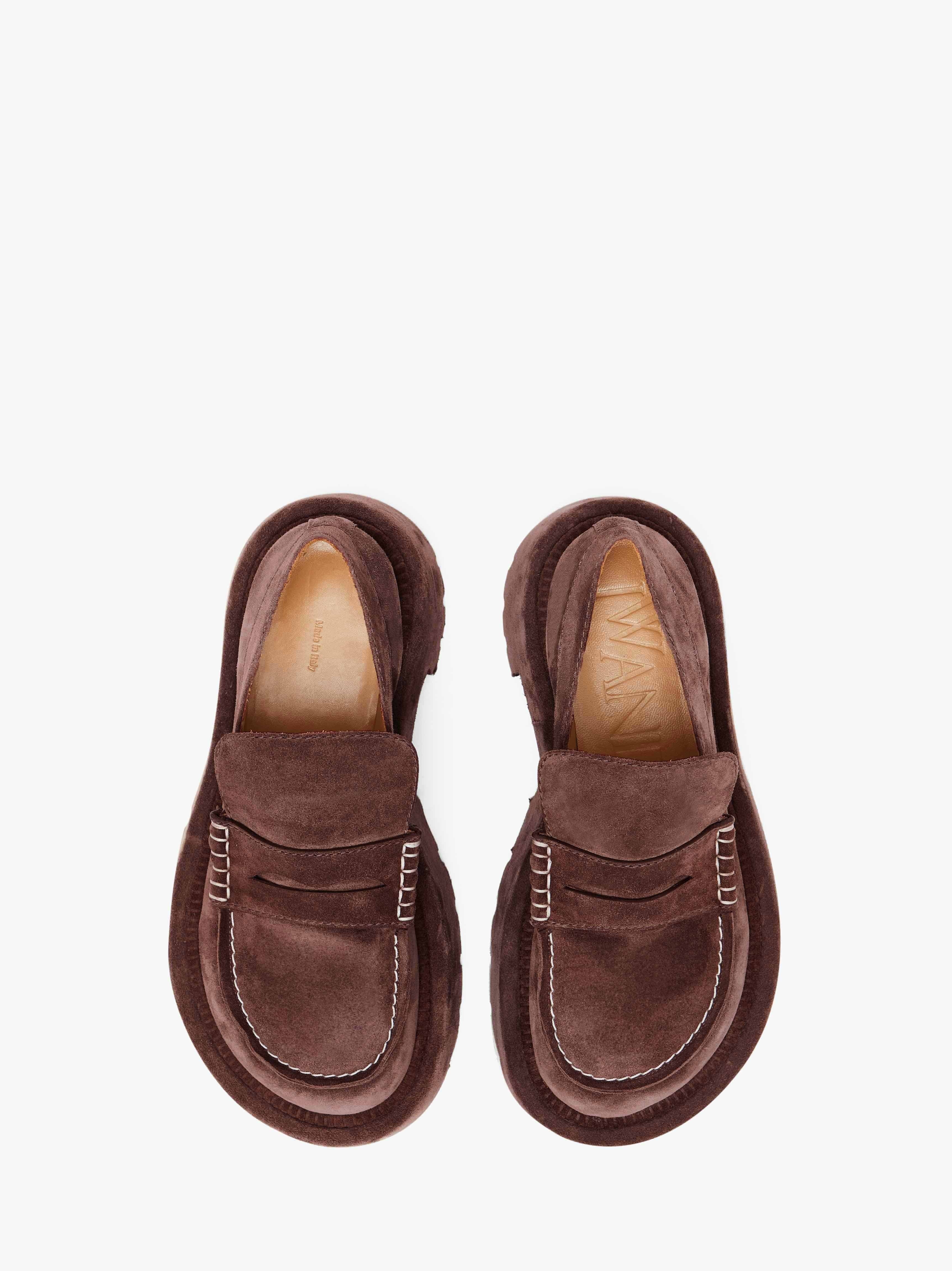 SUEDE PLATFORM MOCCASSIN - 4