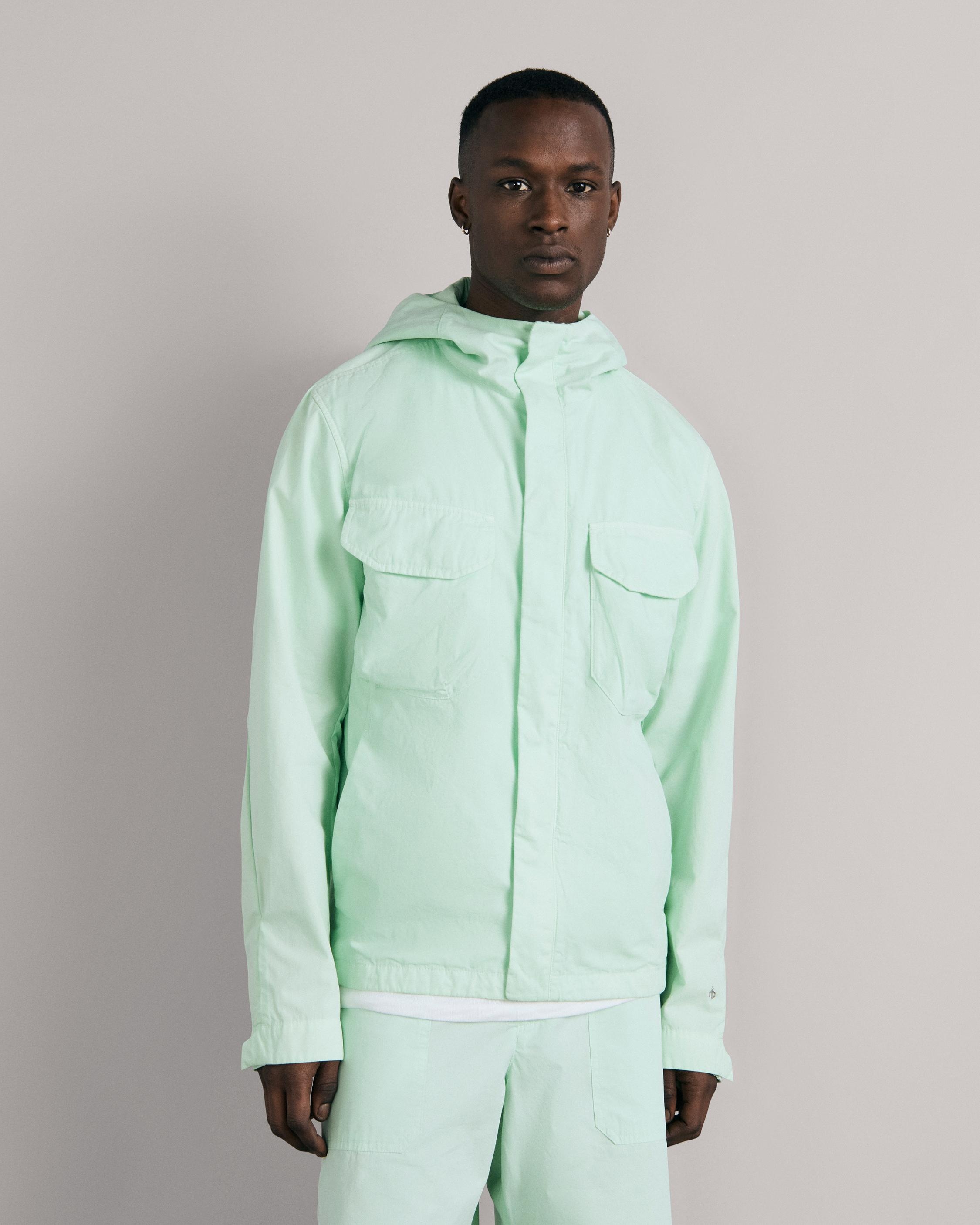 Military Tactic Peached Cotton Jacket
Relaxed Fit Jacket - 2