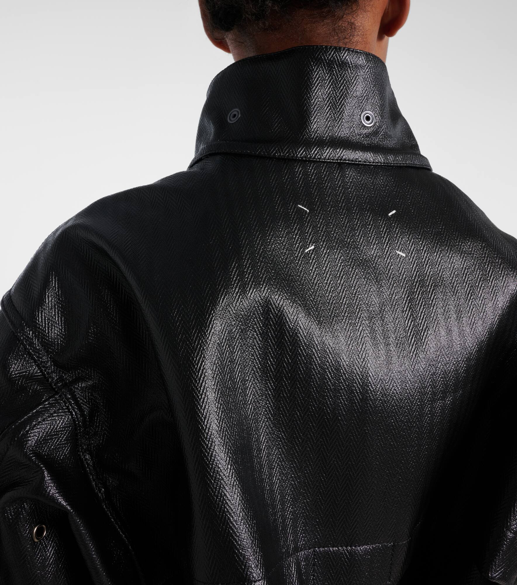 Herringbone cotton jacket - 6