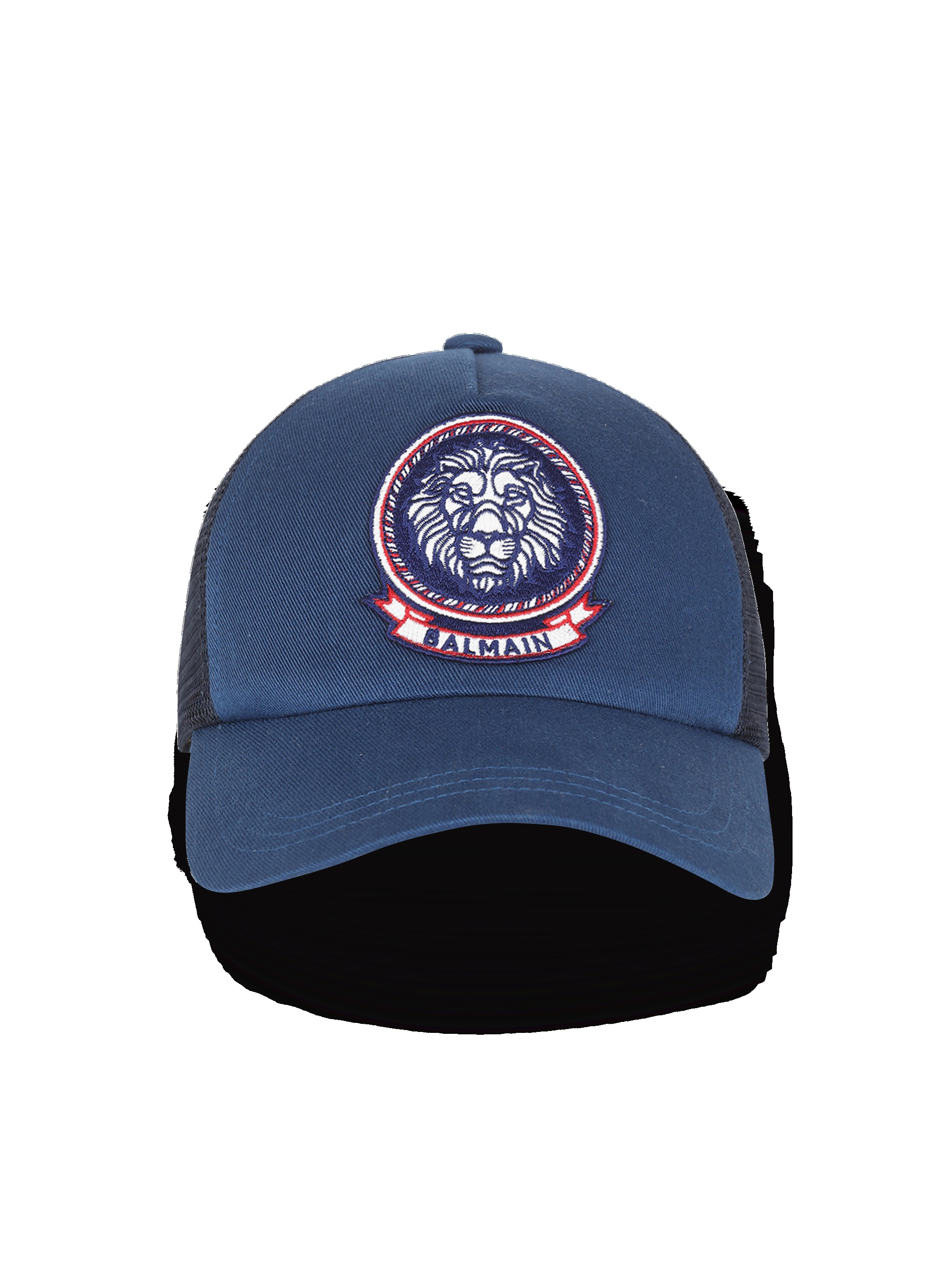 HIGH SUMMER CAPSULE -Cotton cap with Balmain monogram badge - 1