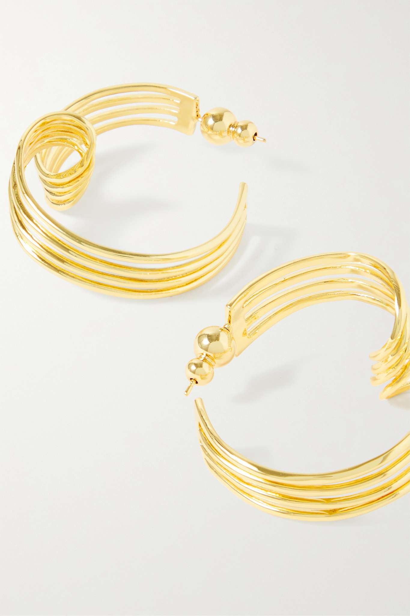 Ida gold-tone earrings - 4