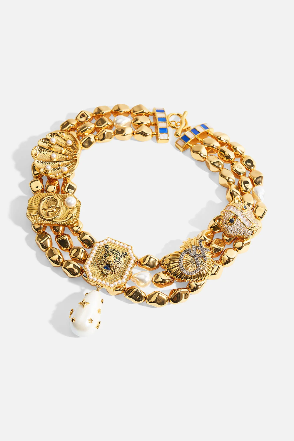 A SPANISH STATEMENT NECKLACE GOLD - 1