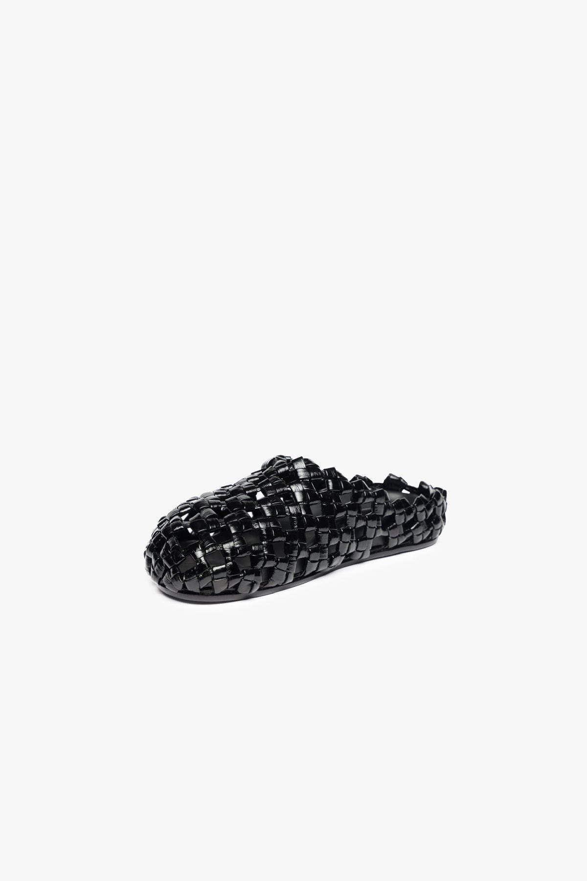 WEAVED CLOG BLACK - 2