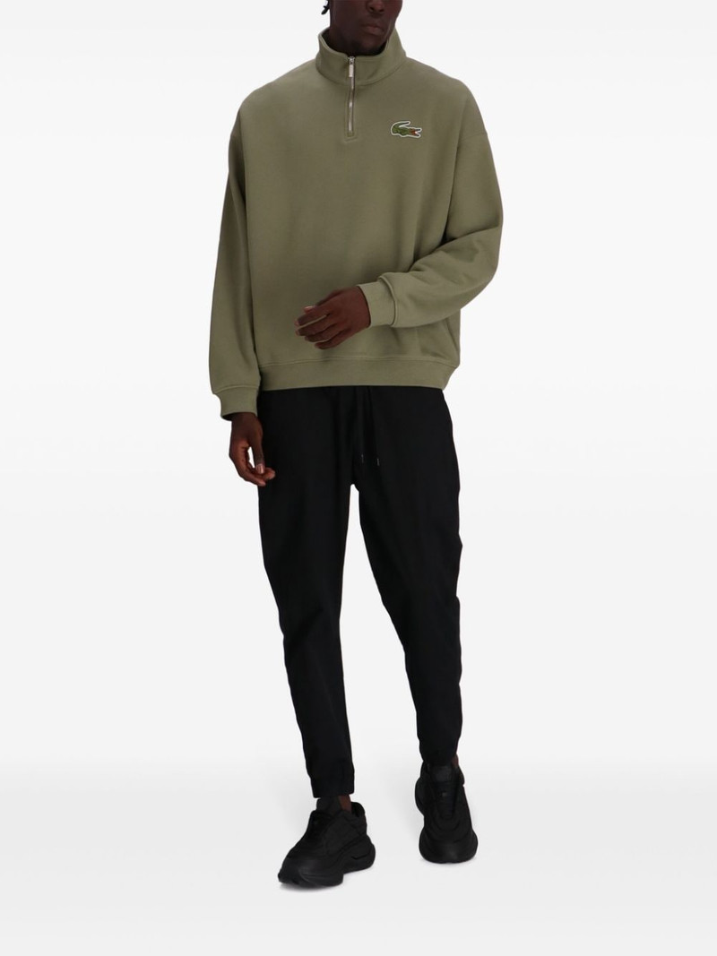 LACOSTE appliqué-logo sweatshirt outlook