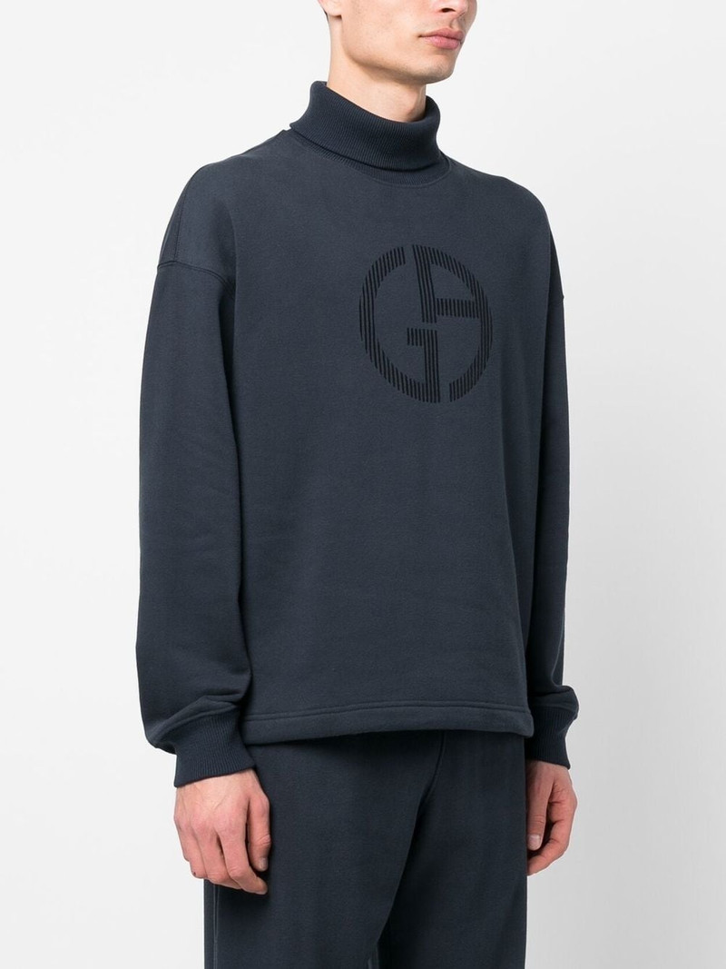 virgin wool roll neck jumper 3
