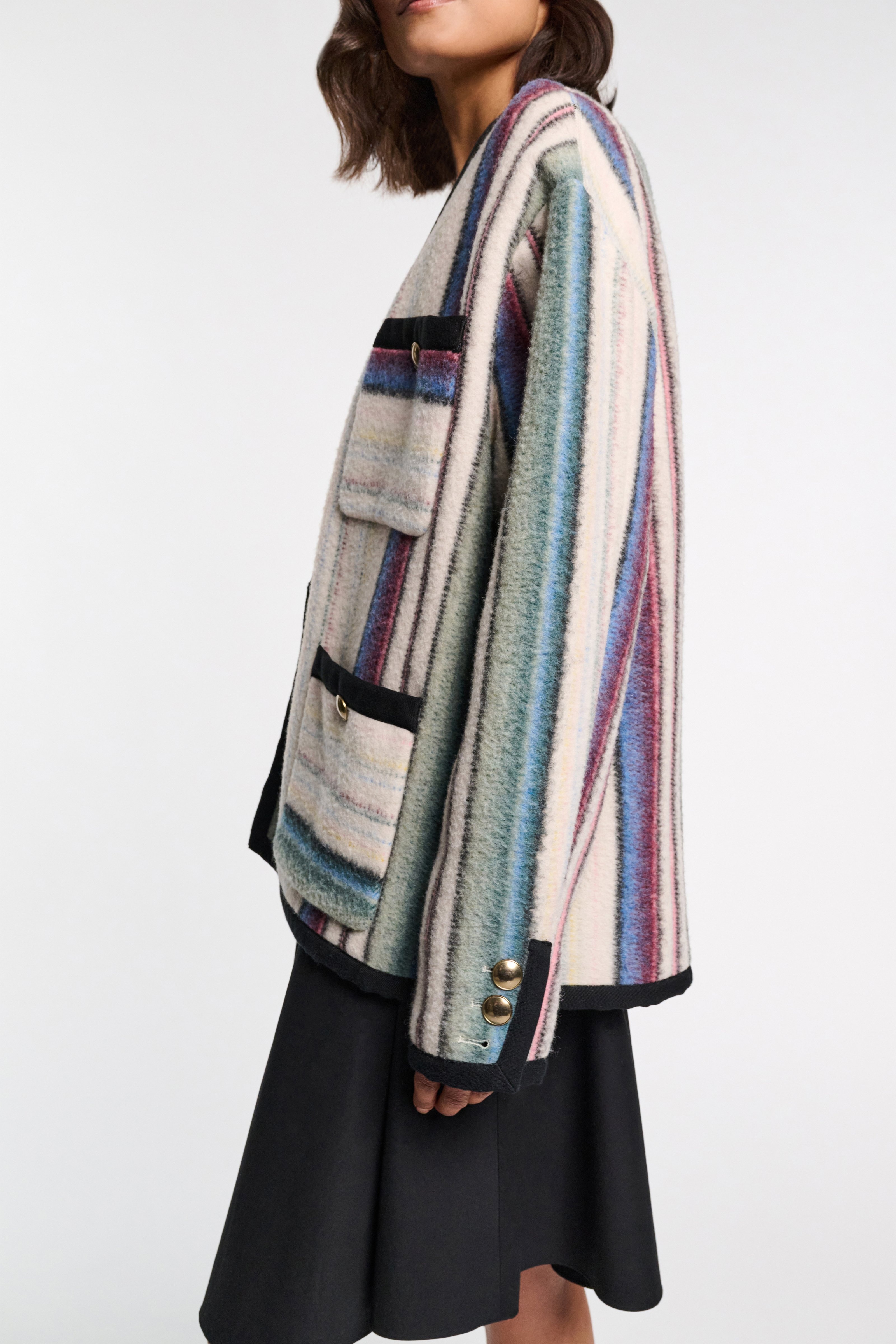 STRIPED COMFORT jacket - 4
