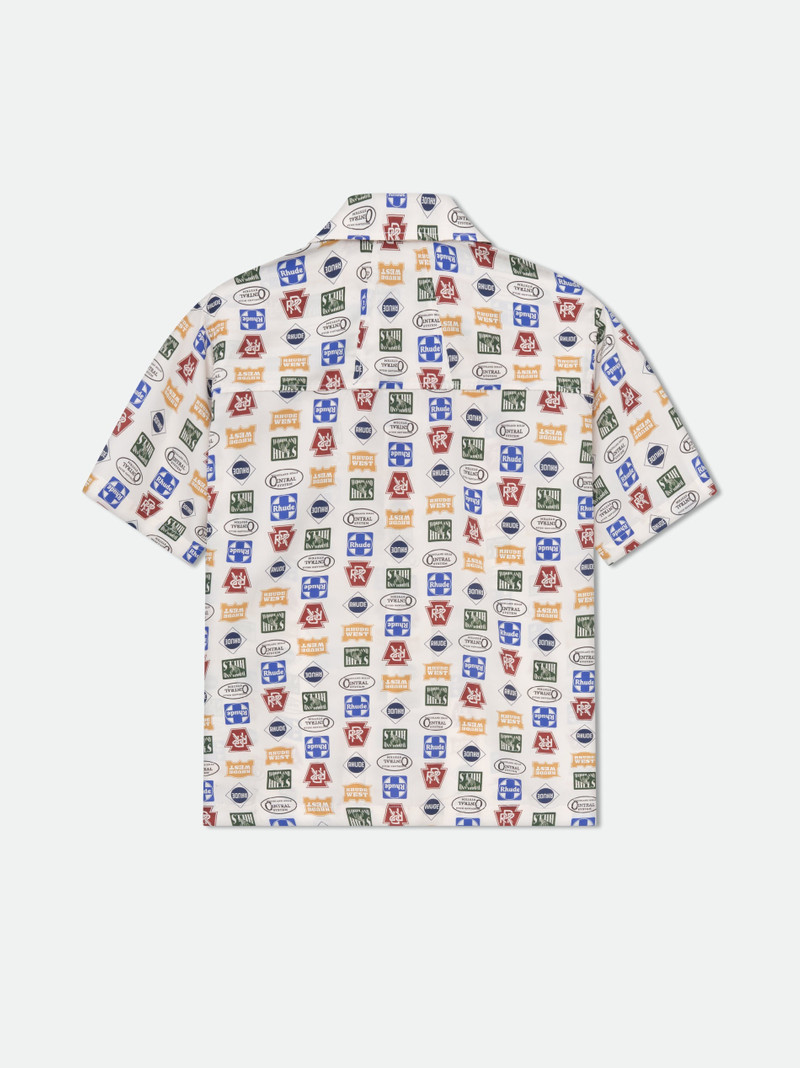 TRUCKER PRINT SILK SHIRT 3