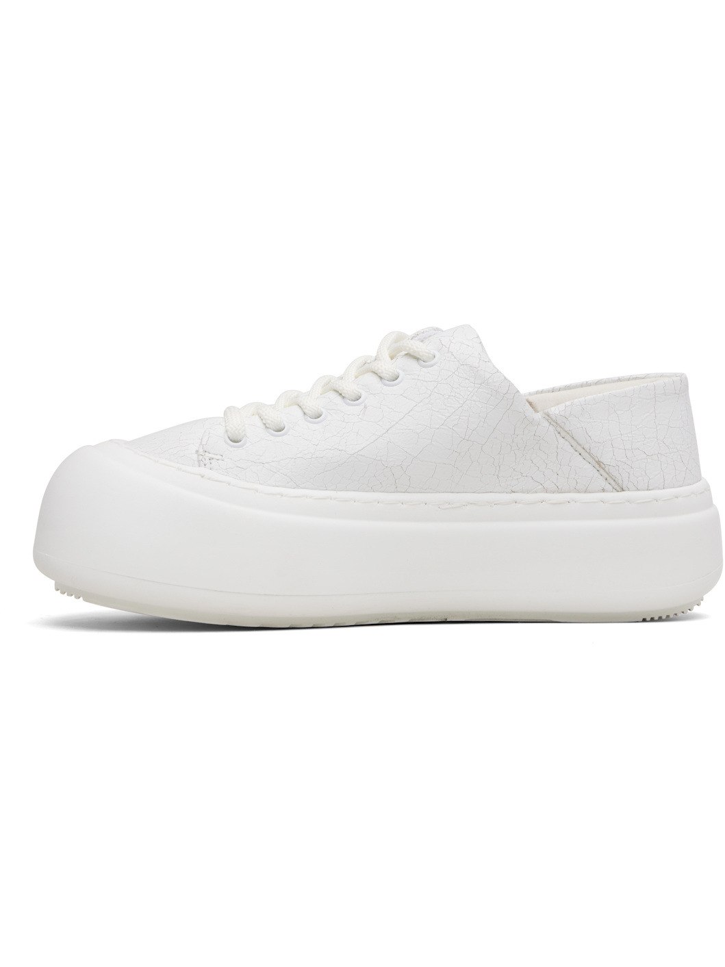 White Goofy Sneakers - 3
