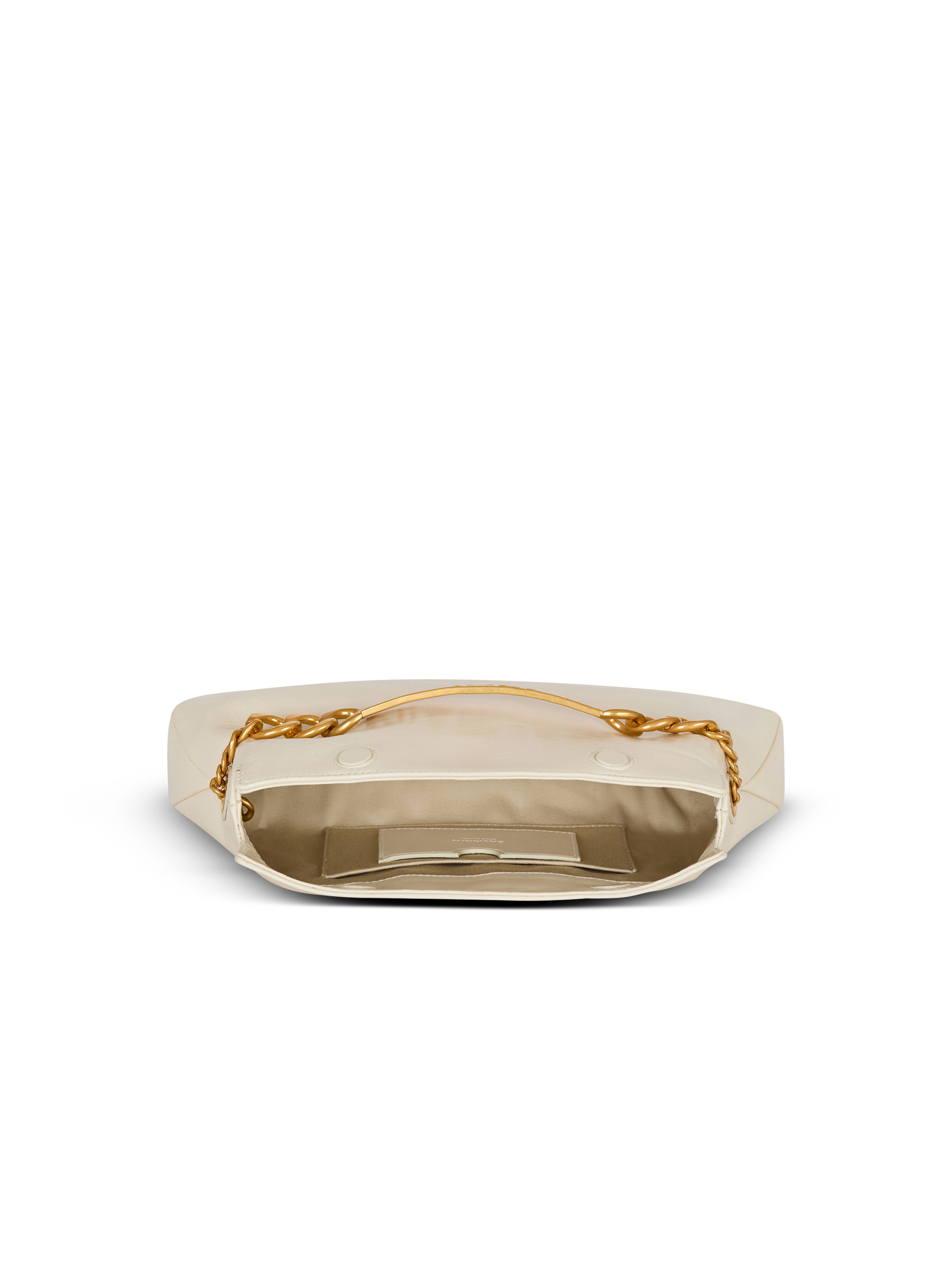 1945 Soft crinkled leather clutch - 6