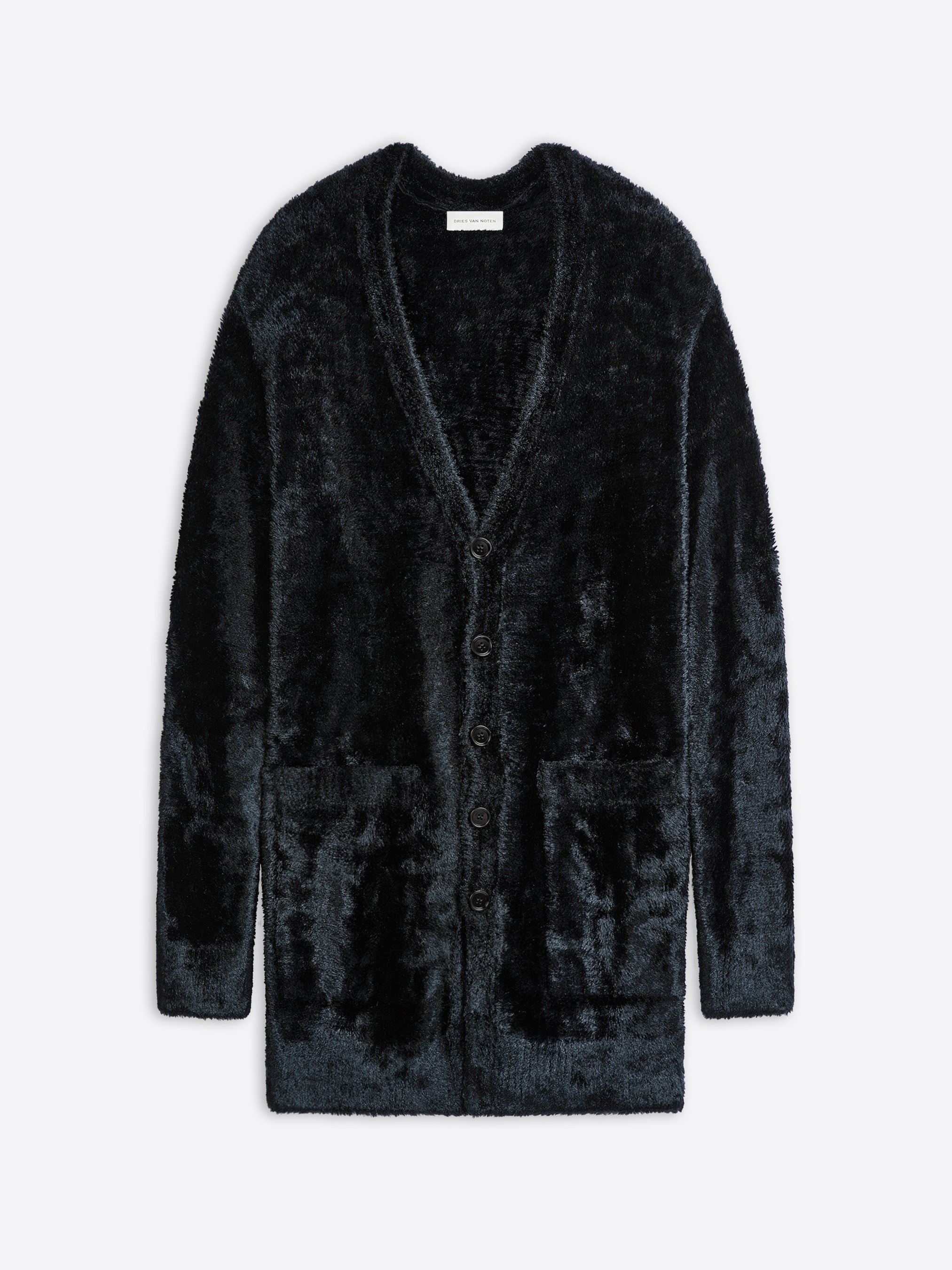 VELVET VISCOSE CARDIGAN - 1