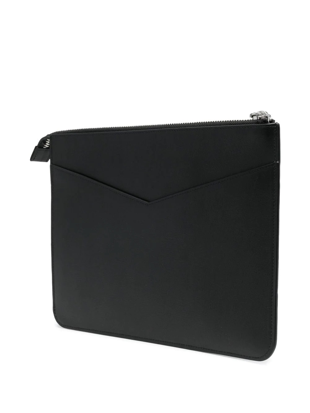 logo-embossed clutch bag - 2