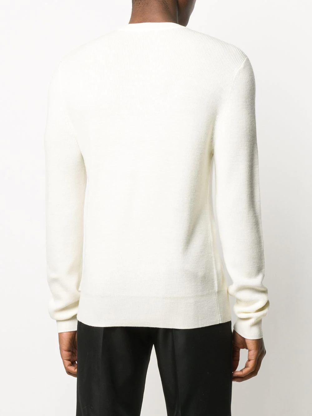 embroidered wool sweatshirt - 4