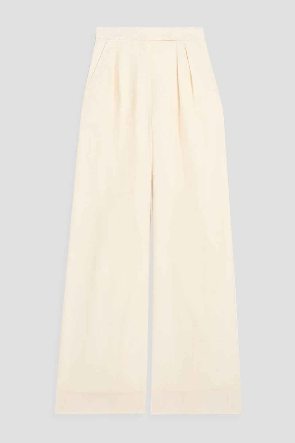 Piombo wool-crepe wide-leg pants - 1