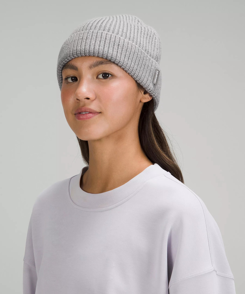 Close-Fit Wool-Blend Ribbed Knit Beanie 5