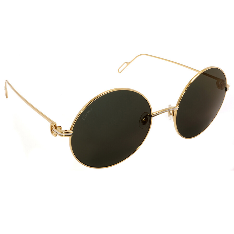 Cartier Premiere de Cartier Grey Round Ladies Sunglasses CT0156S 001 56 - 2