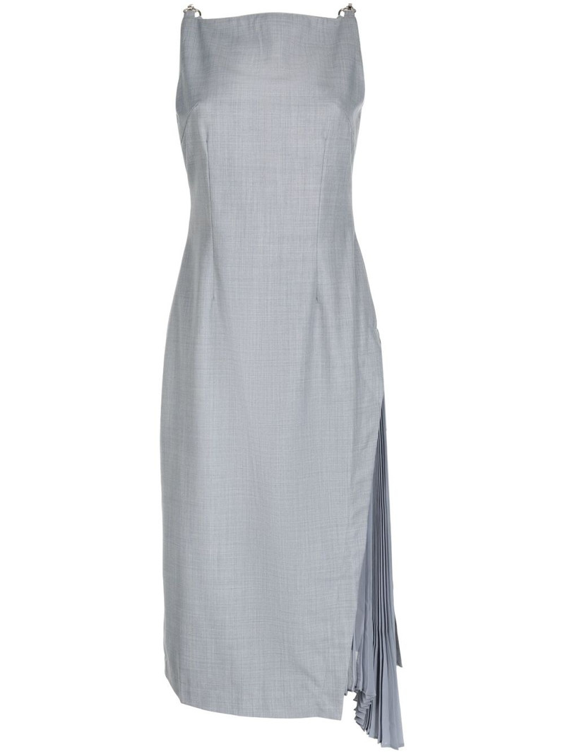 side-pleats midi dress 1