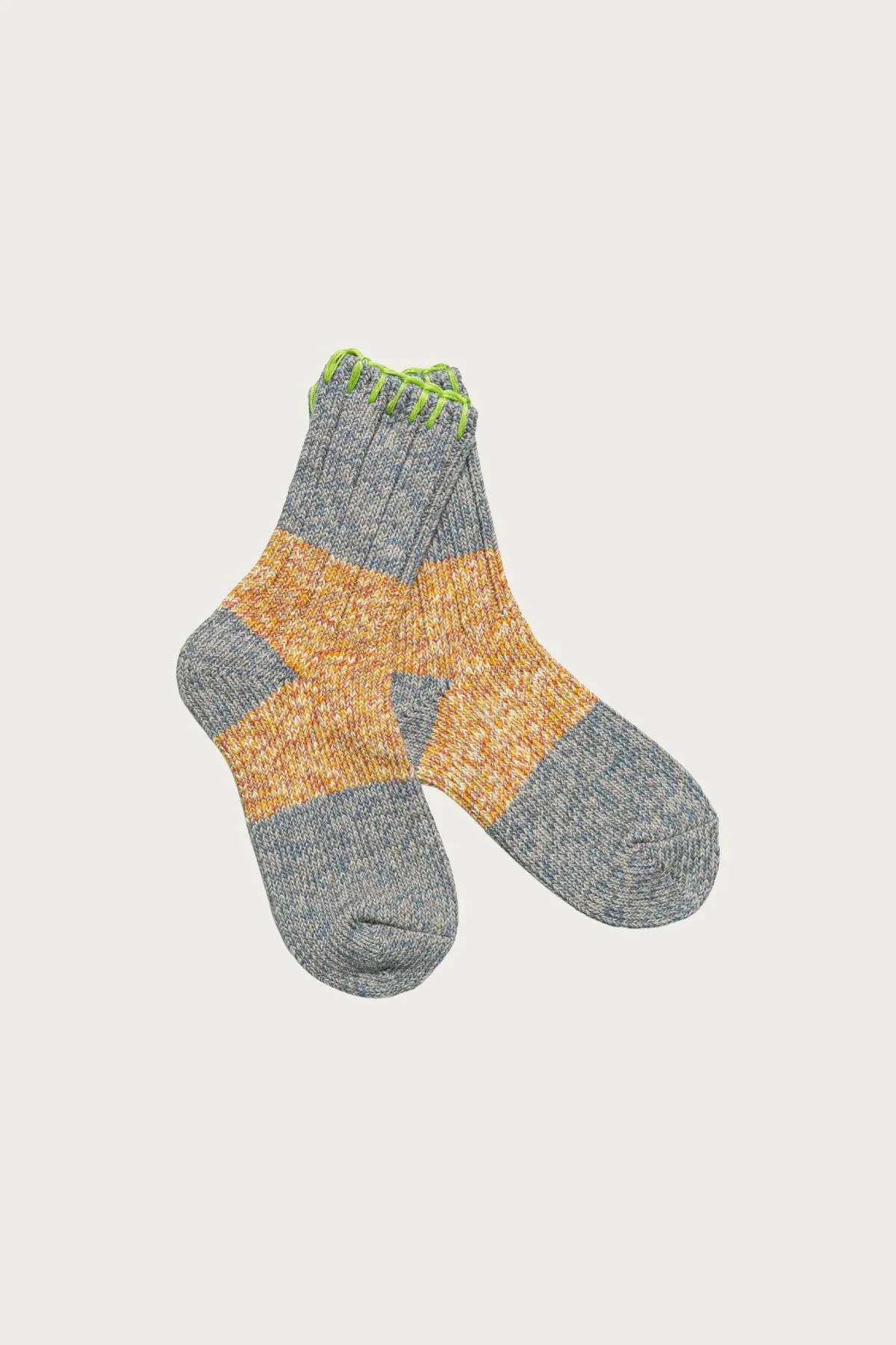 56 Yarns Grandrelle GOGH HOBO Stick Socks - Yellow - 1