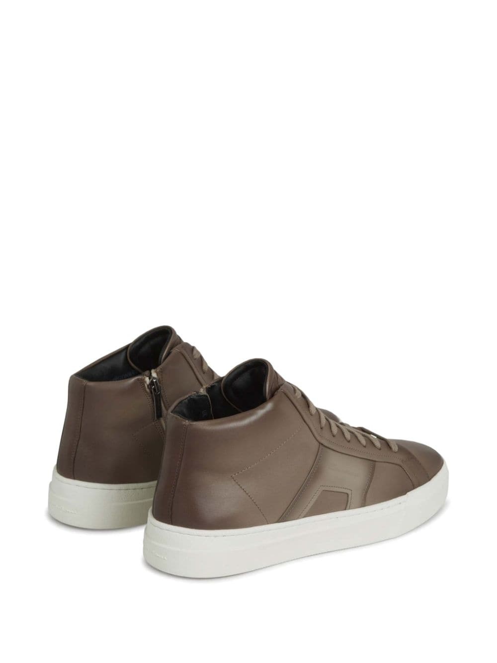 logo-print high-top sneakers - 3