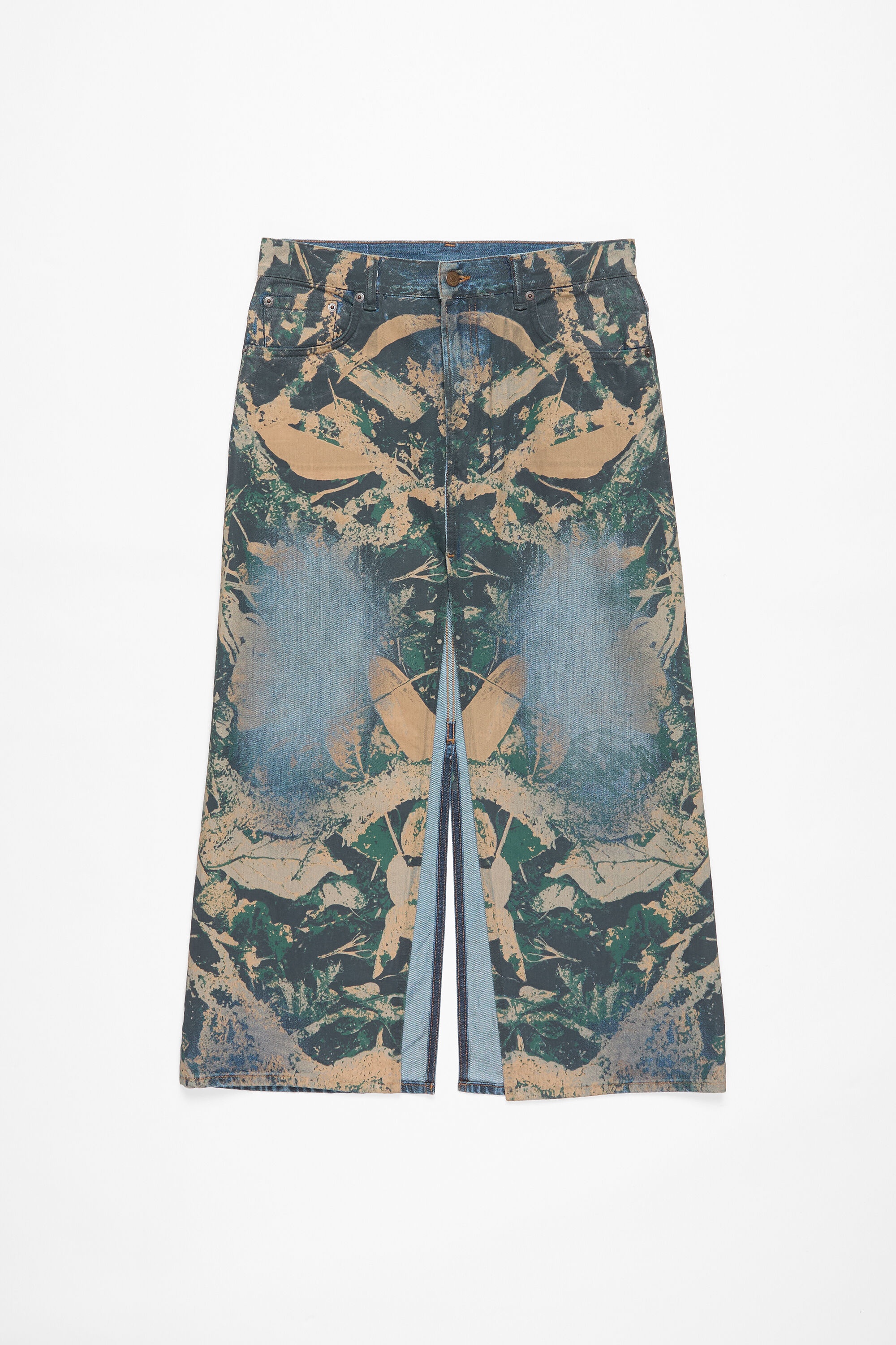 Denim skirt - Brown - 7
