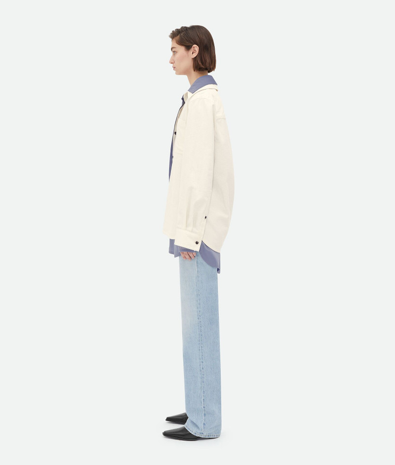Bottega Veneta Relaxed Fit Double Layer Cotton Shirt outlook