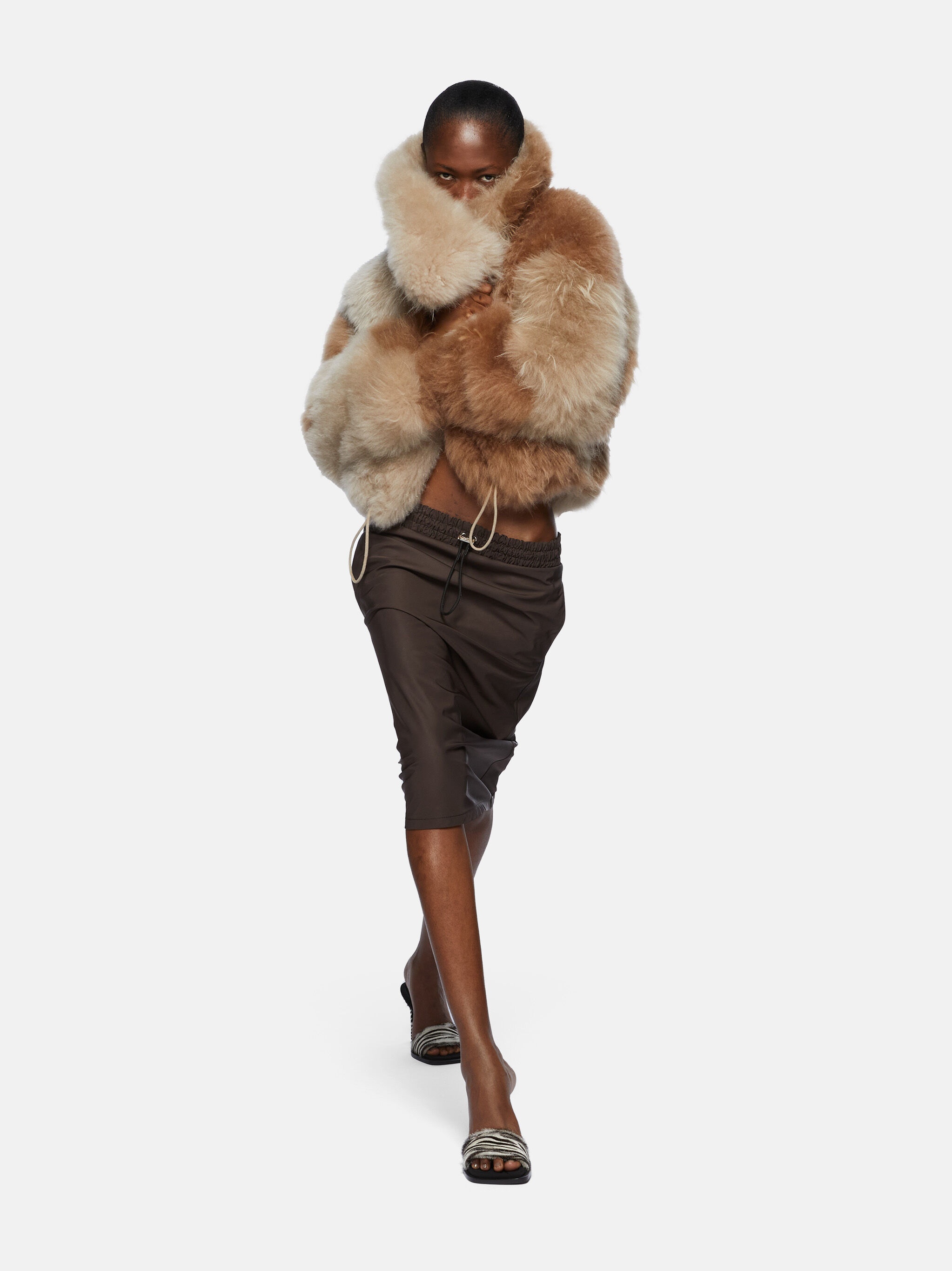 BICOLOR BEIGE JACKET - 4