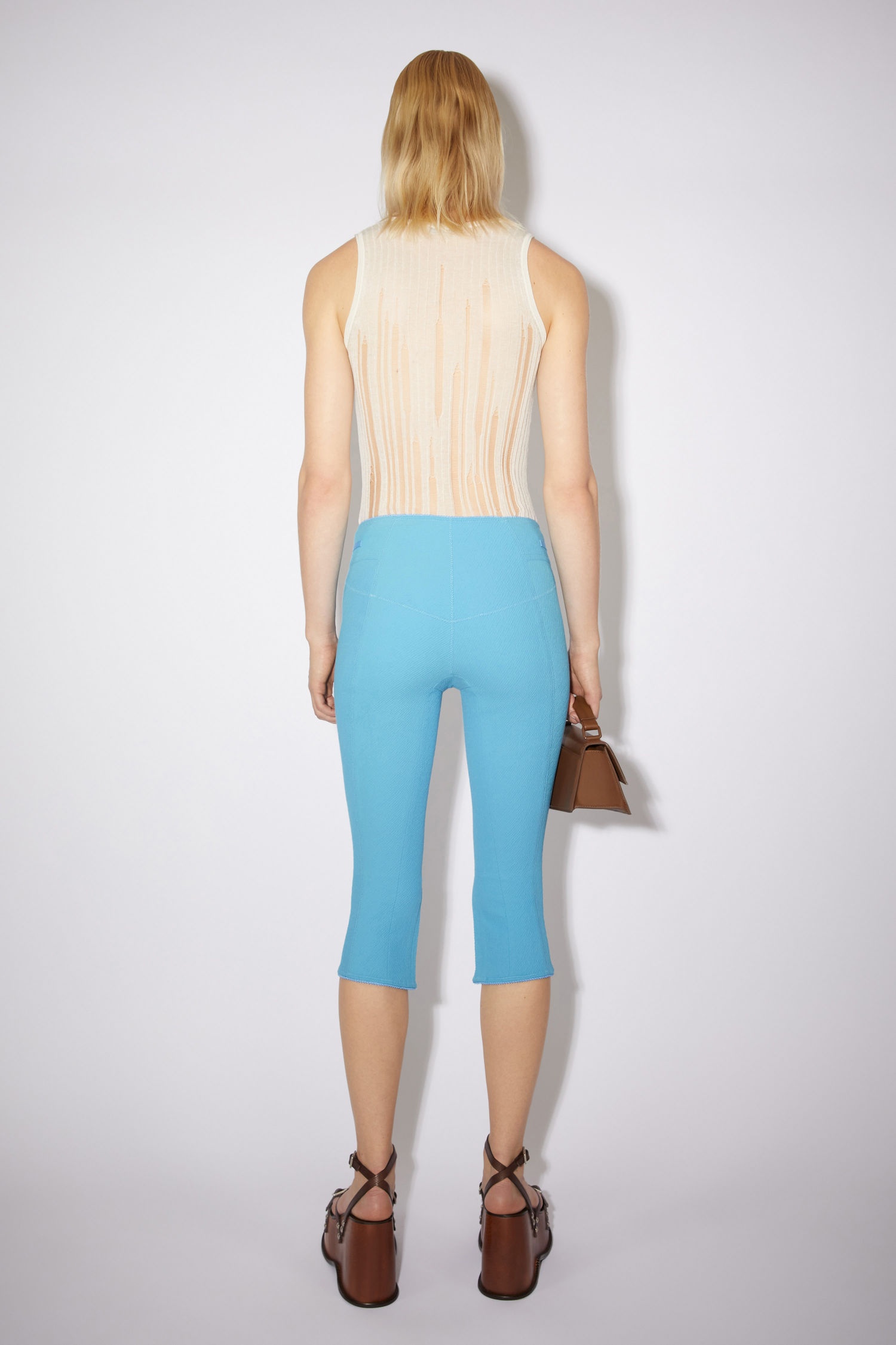 Cropped trousers - Bright blue - 3