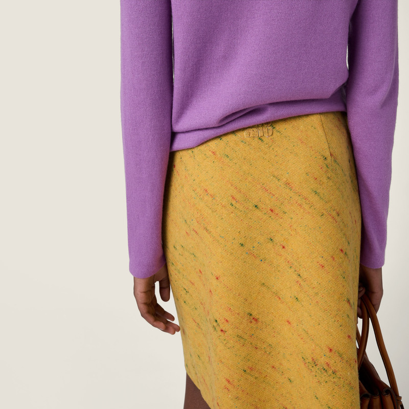Bouclé skirt 5