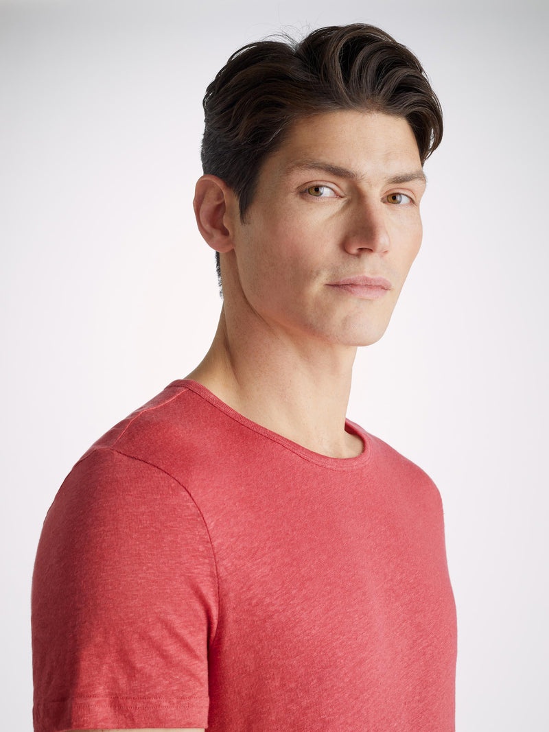 Men's T-Shirt Jordan Linen Soft Red - 6