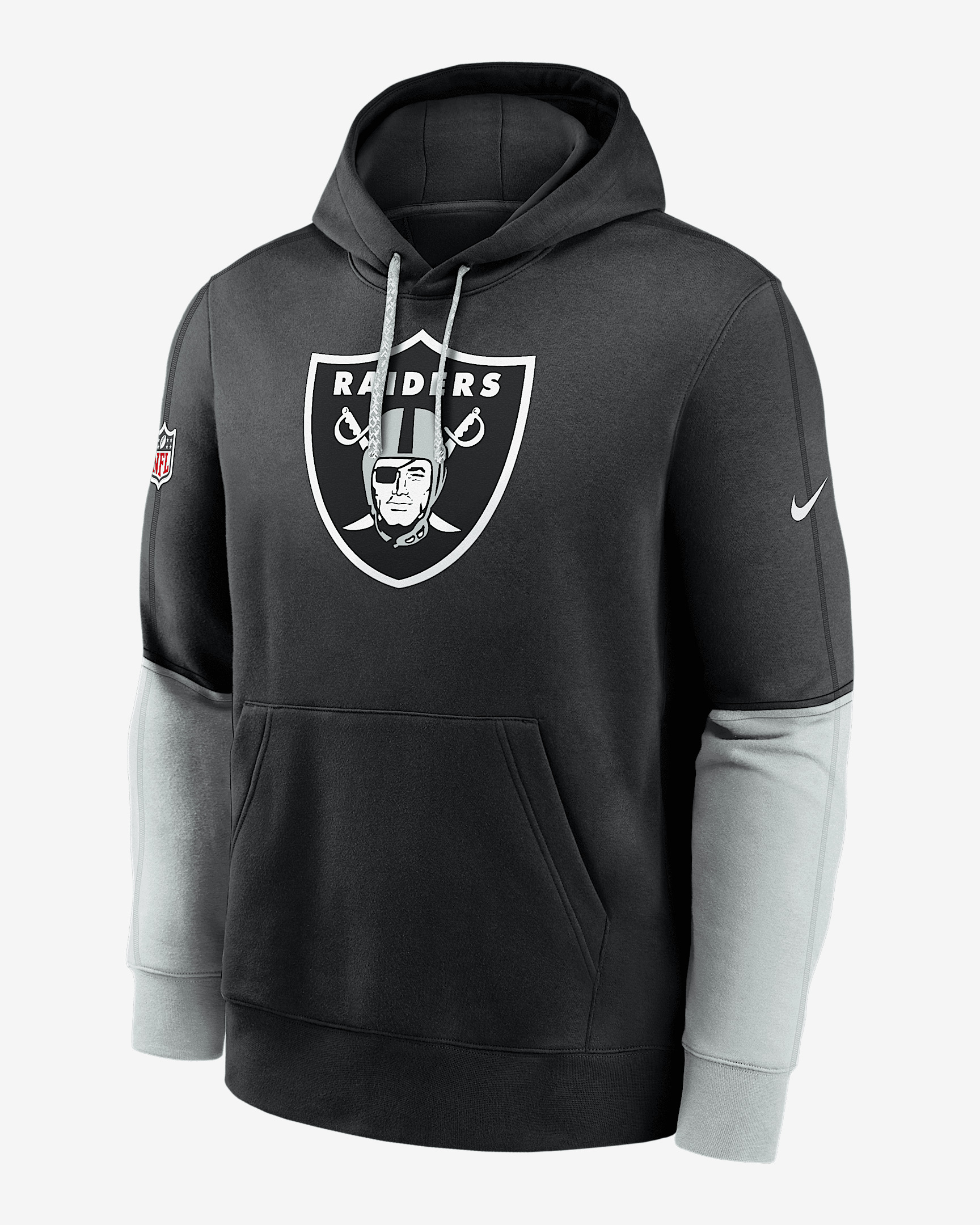 Las Vegas Raiders Sideline Team Issue Club Men's Nike NFL Pullover Hoodie - 1