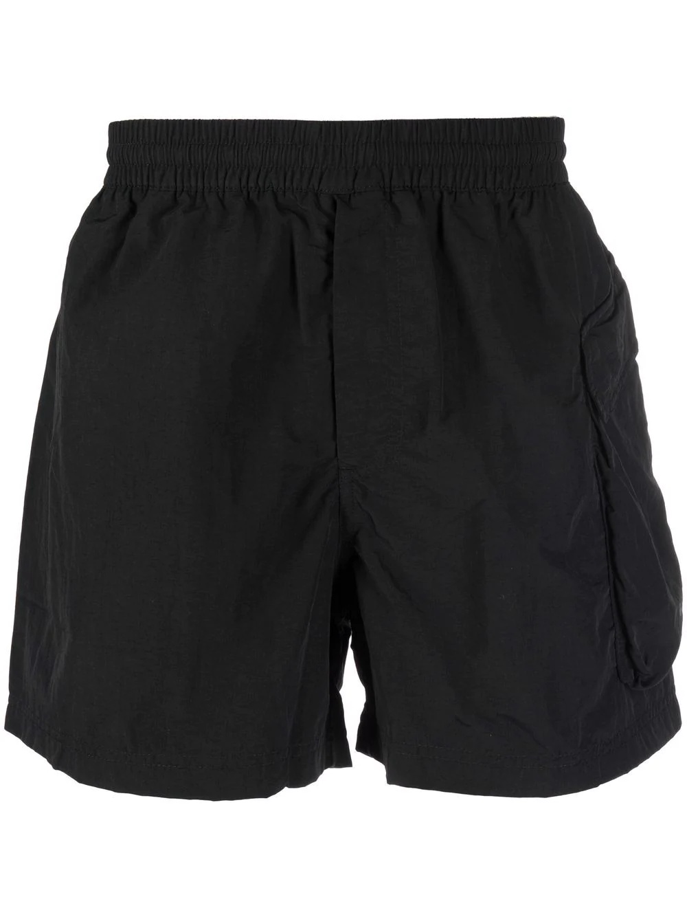 side cargo-pocket swim shorts - 1